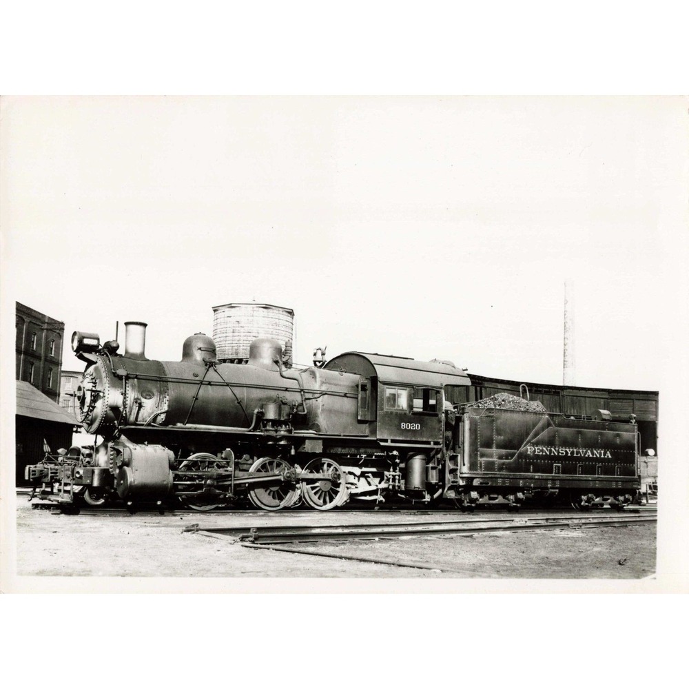 PRR Pennsylvania Railroad 0-6-0 #8020 Steam Locomotive Photo Louisville KY 1938